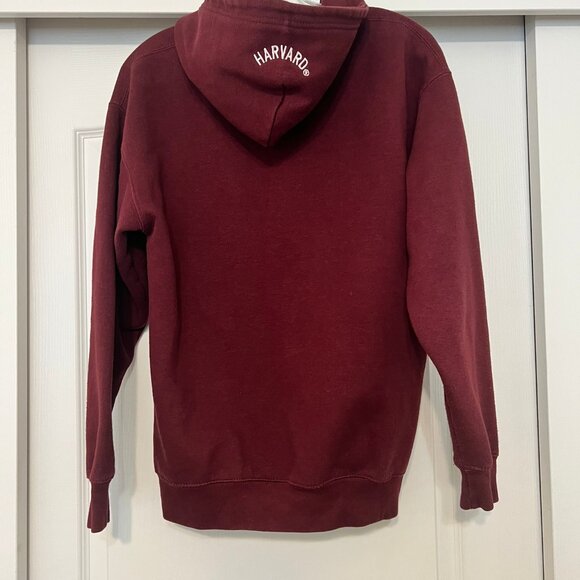 HARVARD University - Womens Maroon Pull Over Hoodie Sweatshirt - Size Small - Picture 2 of 4